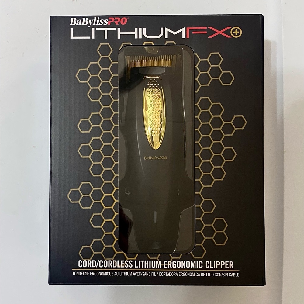BaBylissPRO LithiumFX+ Cord/Cordless Lithium Ergonomic Clipper BRAND NEW